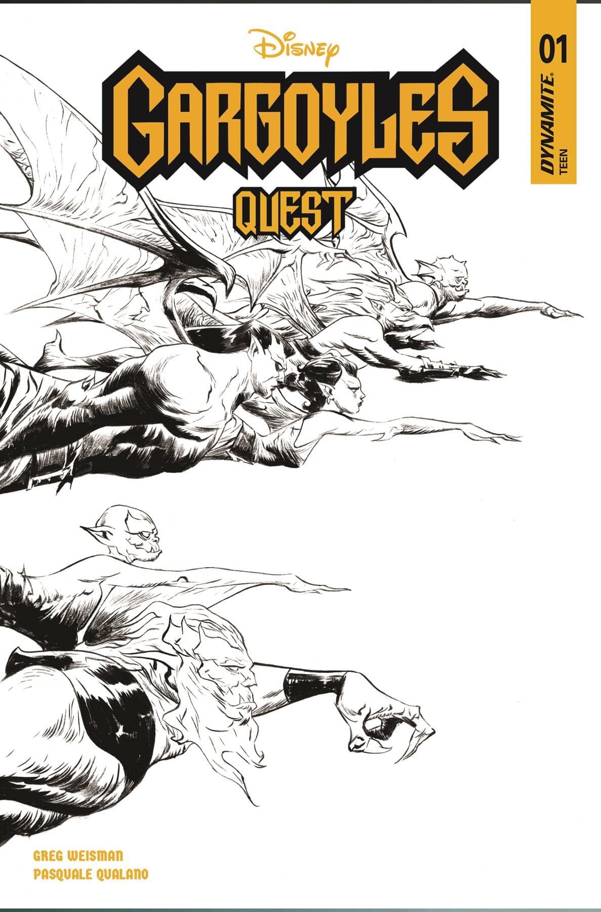 Dynamite Comic Books > Incentives GARGOYLES QUEST #1 CVR G 1:10 INCV LEE LINE ART 72513033923201071 NOV230131