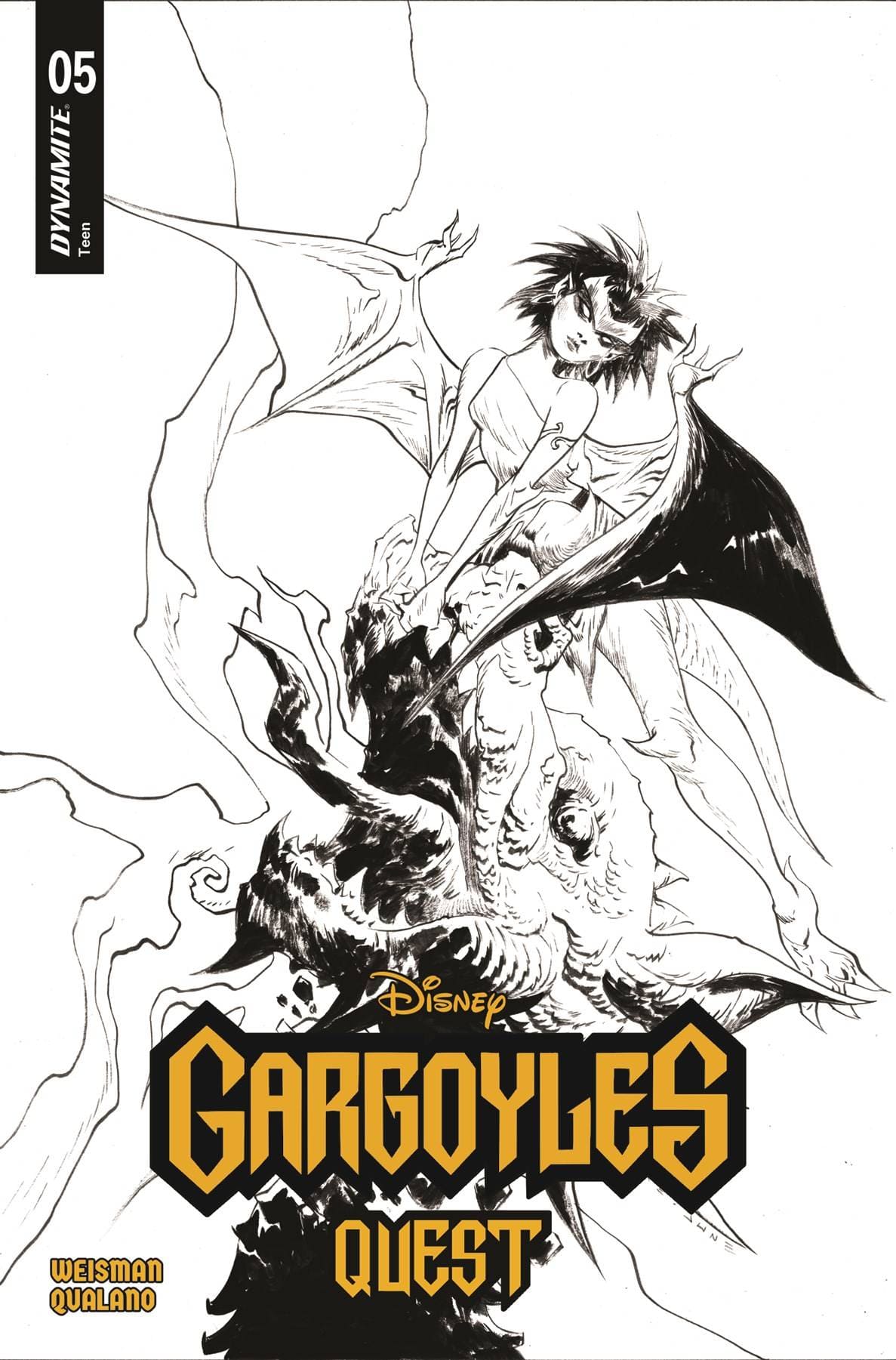 DYNAMITE Comic Books > Incentives GARGOYLES QUEST #5 CVR F 1:10 INCV LEE LINE ART 72513033923205061 MAR240213
