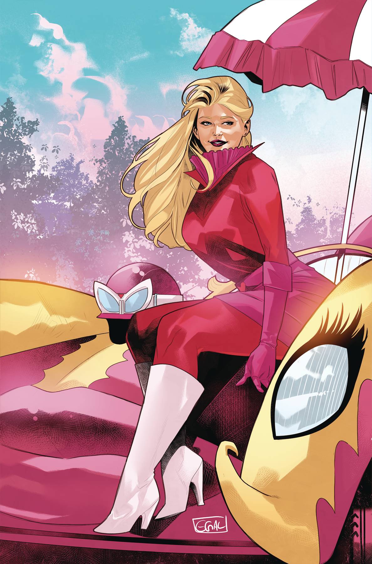 Dynamite Comic Books > Incentives GIANT-SIZED WACKY RACES #1 CVR J 1:25 INCV GALMON VIRGIN 72513035476101101 FEB250161