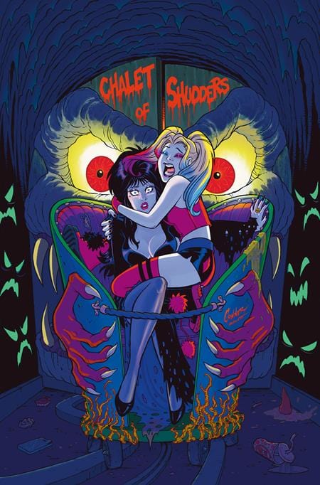 Dynamite Comic Books > Incentives HARLEY QUINN X ELVIRA #1 CVR R INC 1:20 AMANDA CONNER FOIL VIRGIN VAR 72513035710601181 0825DE0652