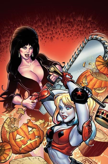 Dynamite Comic Books > Incentives HARLEY QUINN X ELVIRA #1 CVR U INC 1:40 CHAD HARDIN VIRGIN VAR 72513035710601211 0825DE0655