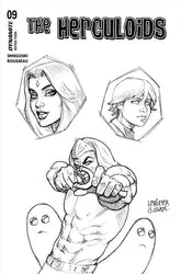 Dynamite Comic Books > Incentives HERCULOIDS #9 CVR E INC 1:10 ANTHONY MARQUES VIRGIN VAR 72513035274309051 0825DE0661