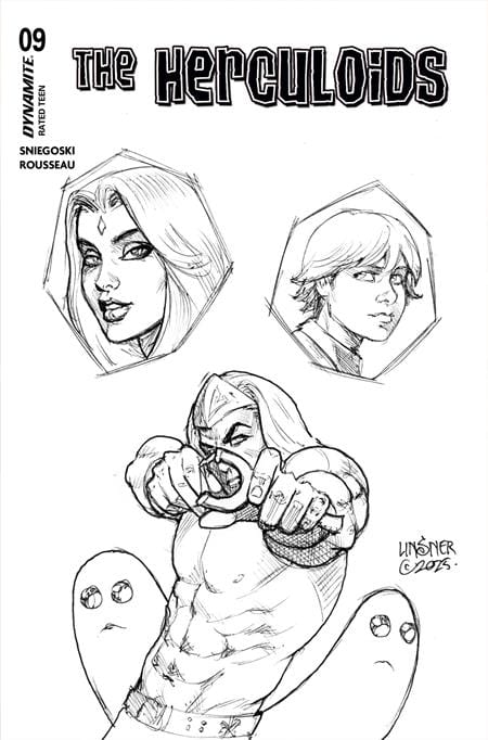 Dynamite Comic Books > Incentives HERCULOIDS #9 CVR E INC 1:10 ANTHONY MARQUES VIRGIN VAR 72513035274309051 0825DE0661