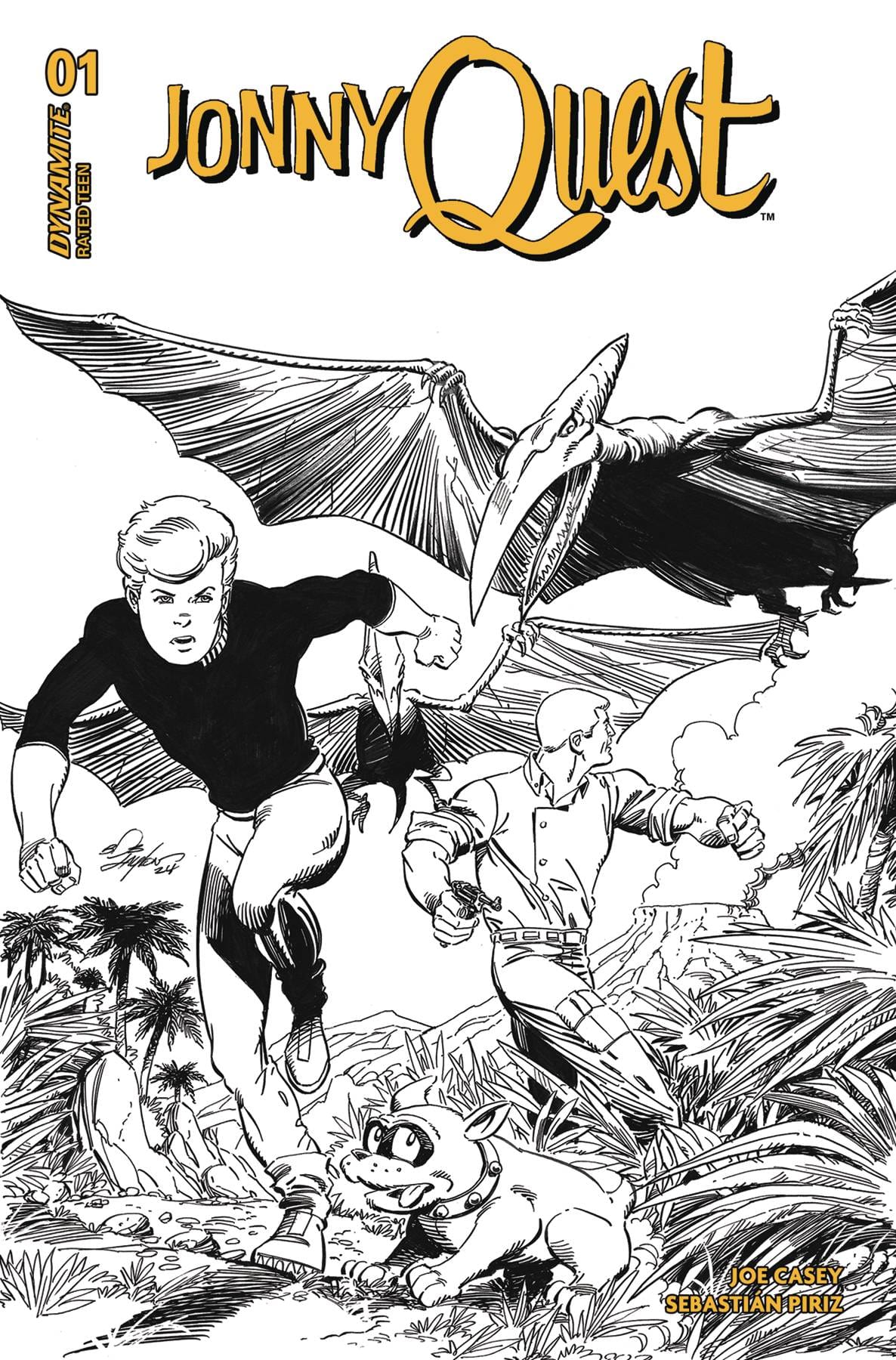 JONNY QUEST #1 CVR N 1:10 INCV LAYTON LINE ART