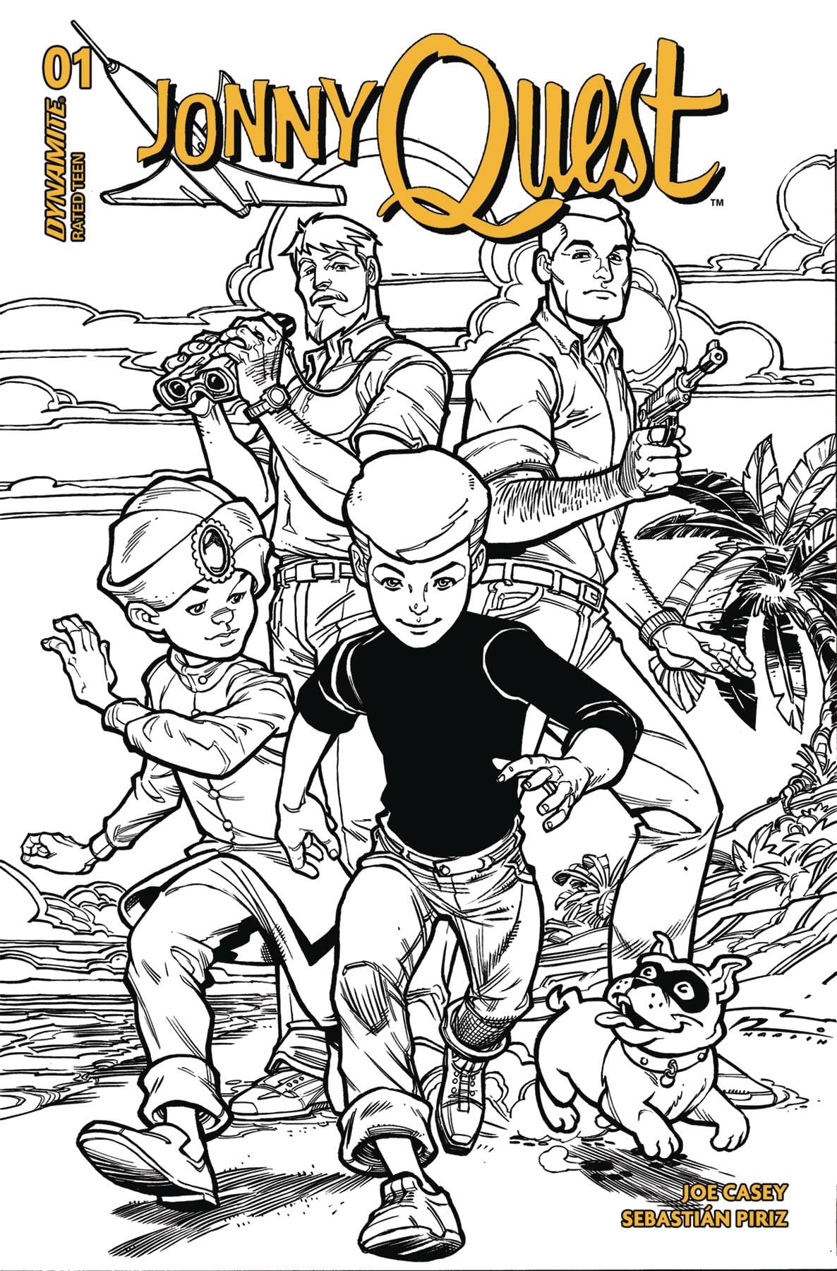 JONNY QUEST #1 CVR P 1:15 INCV HARDIN LINE ART