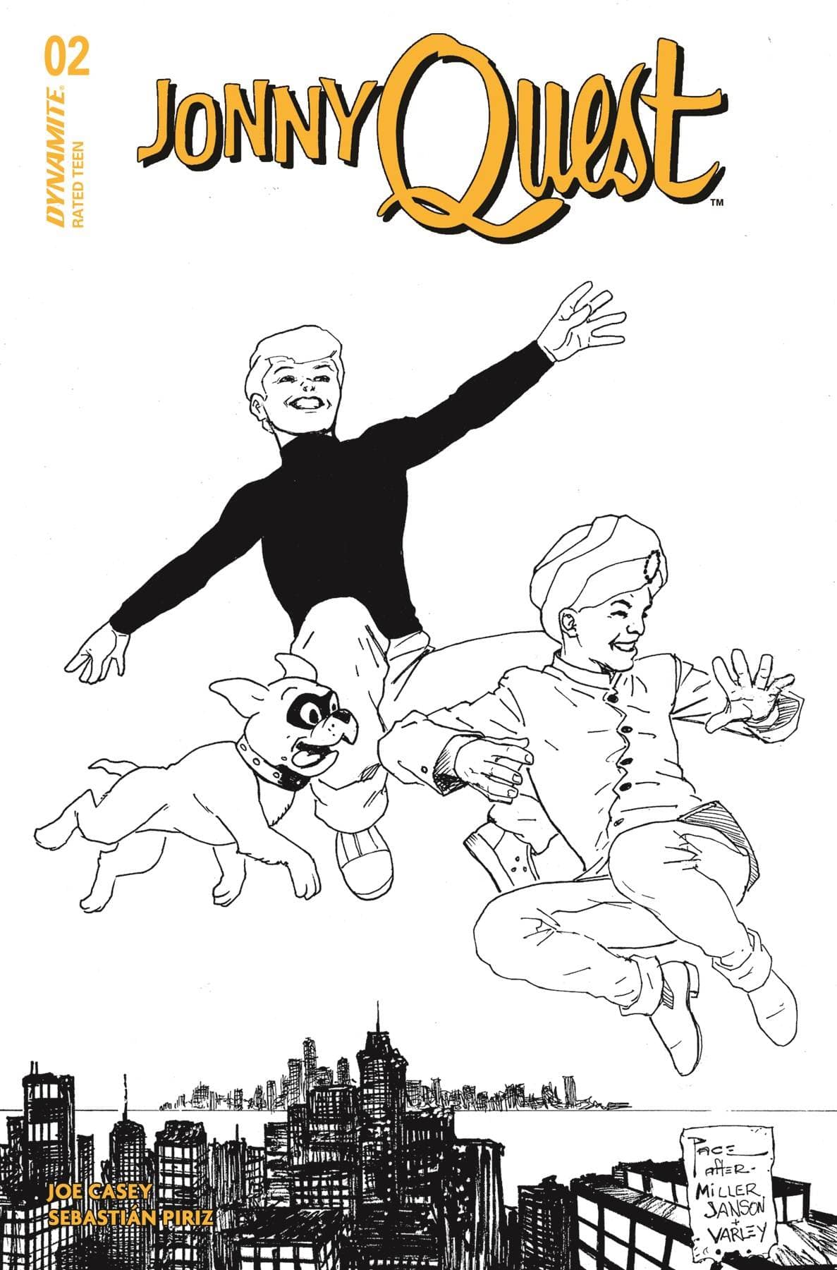 JONNY QUEST #2 CVR G 1:10 INCV PACE LINE ART