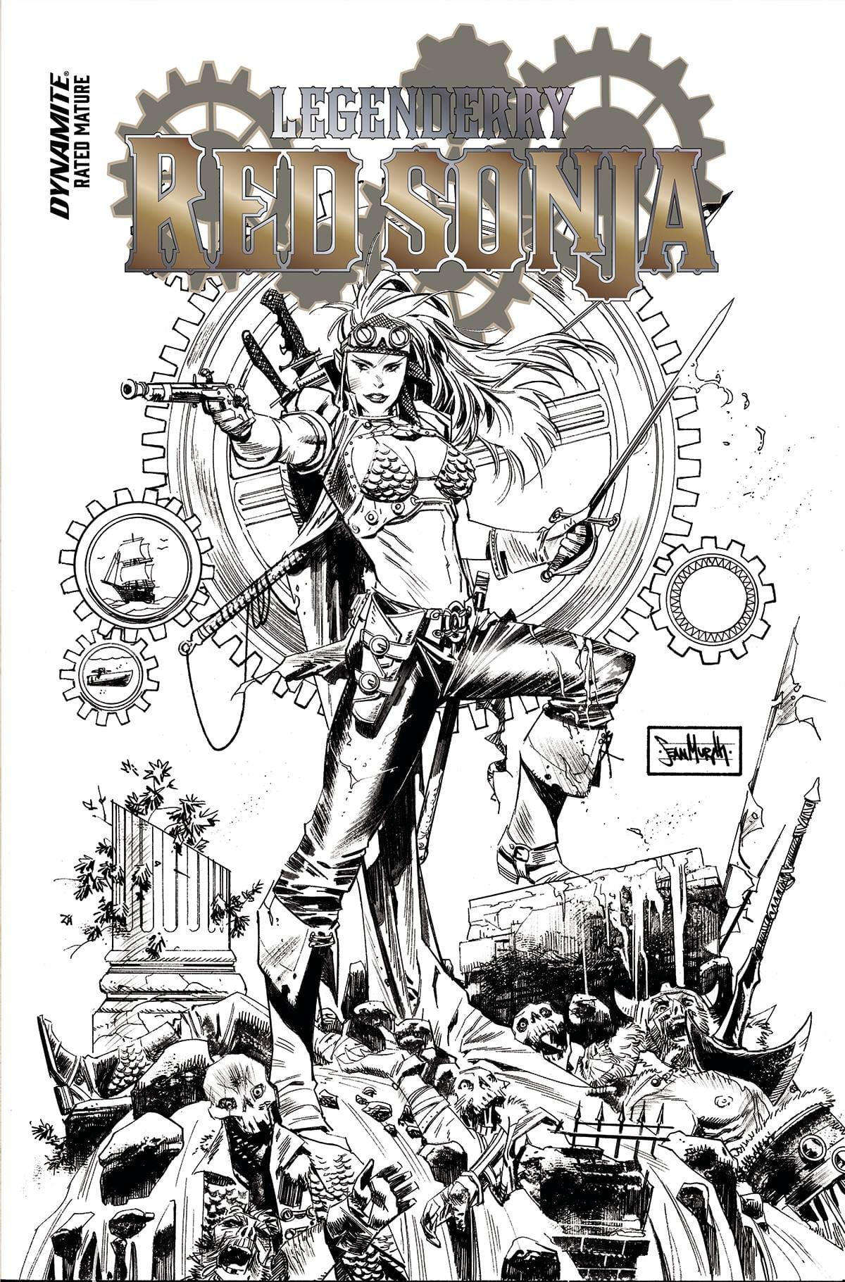 Dynamite Comic Books > Incentives LEGENDERRY RED SONJA ONE SHOT CVR F 1:10 INCV MURPHY LINE 72513033809901061 OCT230282