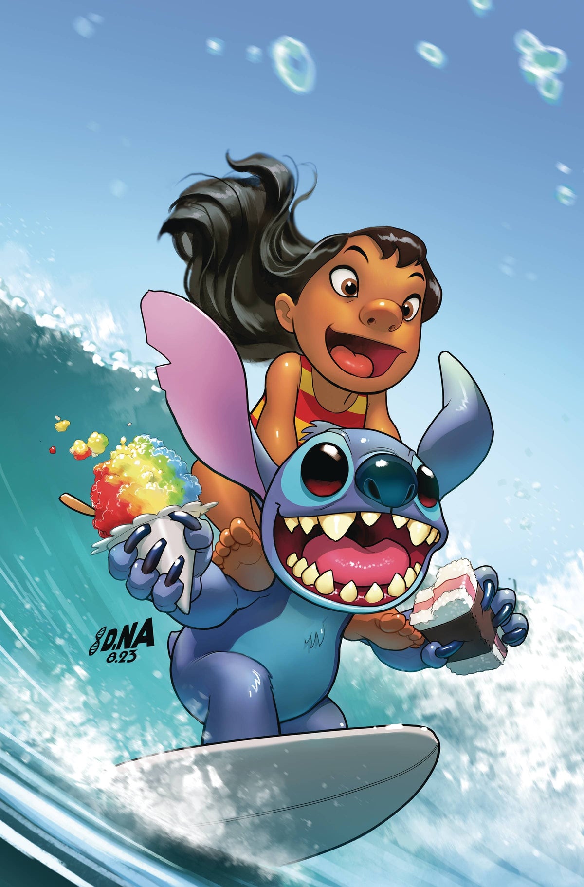 Dynamite Comic Books > Incentives LILO & STITCH #1 CVR K 1:5 INCV NAKAYAMA VIRGIN FOIL 72513033922501111 NOV230120