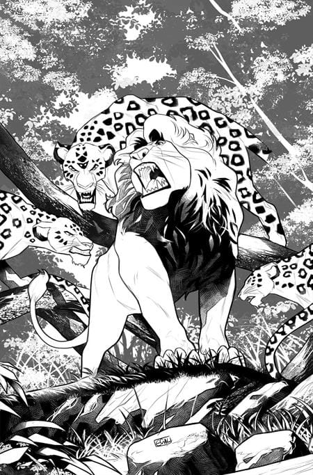 LION KING #4 CVR J FOC INC 1:5 EDWIN GALMON LINE ART VIRGIN VAR
