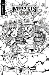 Dynamite Comic Books > Incentives MUPPETS NOIR #3 CVR E INC 1:15 ROGER LANGRIDGE LINE ART VAR 72513036286503051 0226DE0687