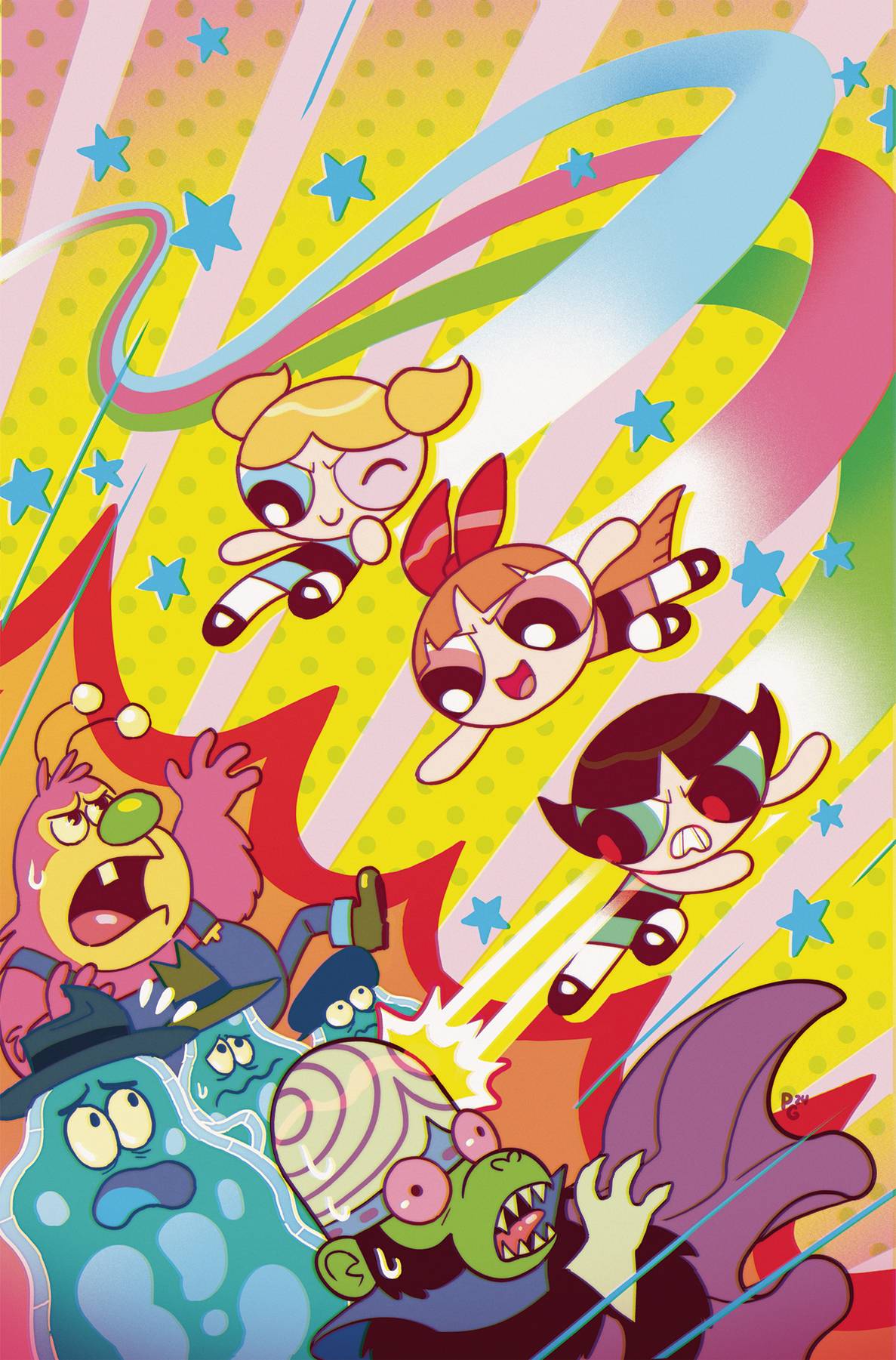 POWERPUFF GIRLS #1 CVR Q 1:30 INCV GANUCHEAU FOIL VIRGIN