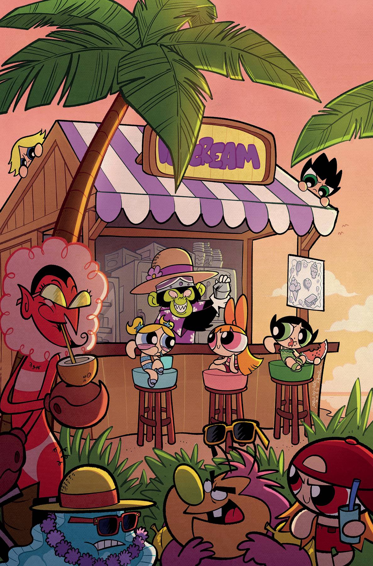 Dynamite Comic Books > Incentives POWERPUFF GIRLS SUPERVILLAIN SPECTACULAR #1 CVR F 1:15 INCV 72513035711301061 MAY250070