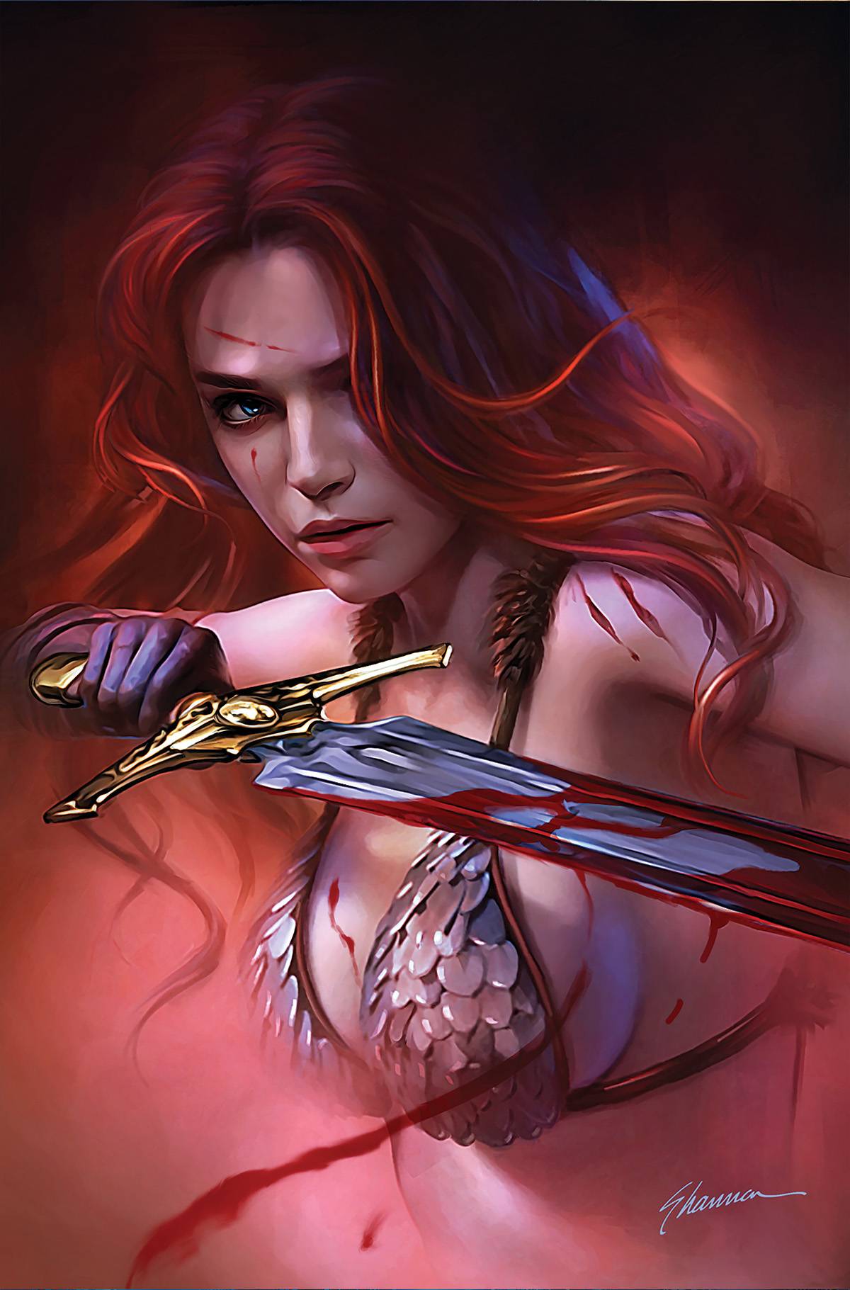 Dynamite Comic Books > Incentives RED SONJA 2023 #1 CVR ZG 1:100 COPY MAER VIRGIN 72513033135901331 MAY230442