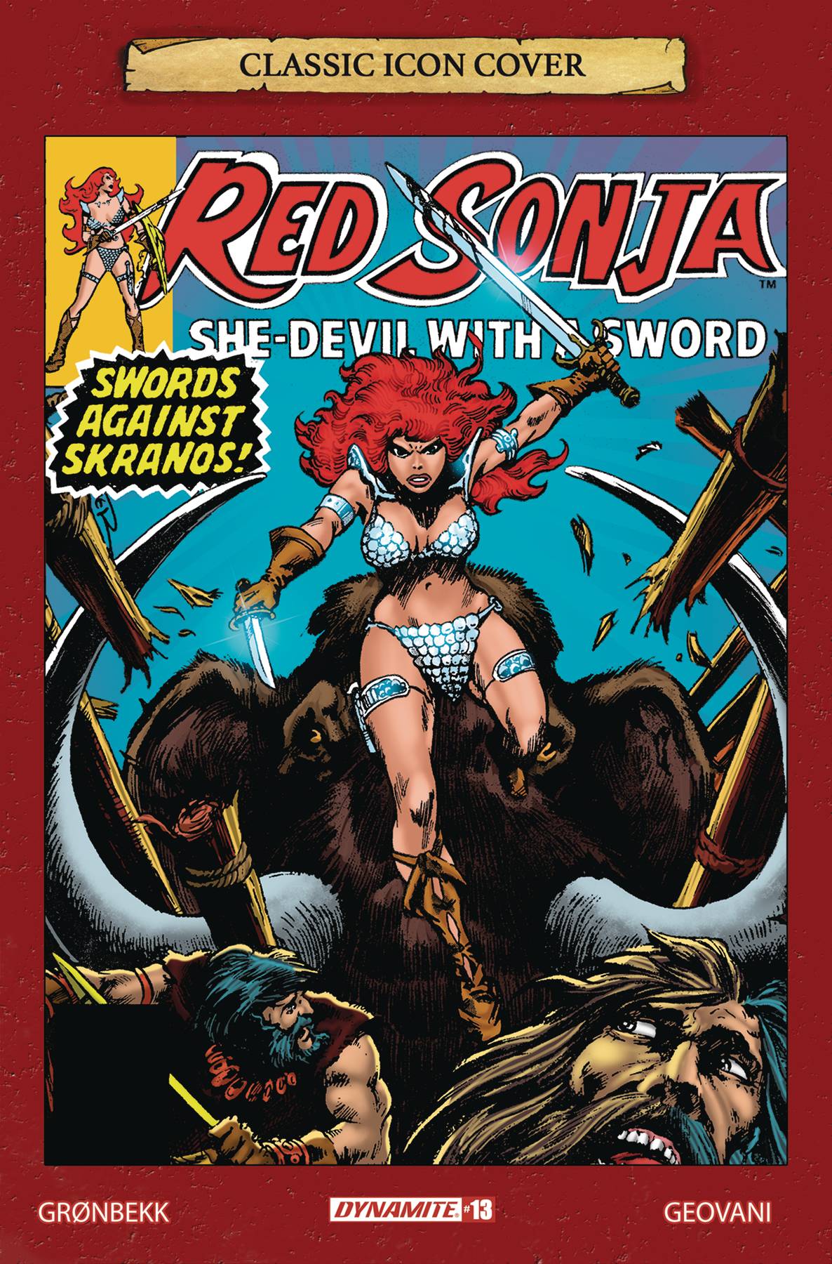 RED SONJA 2023 #13 CVR G 1:10 INCV BRUNNER ICON