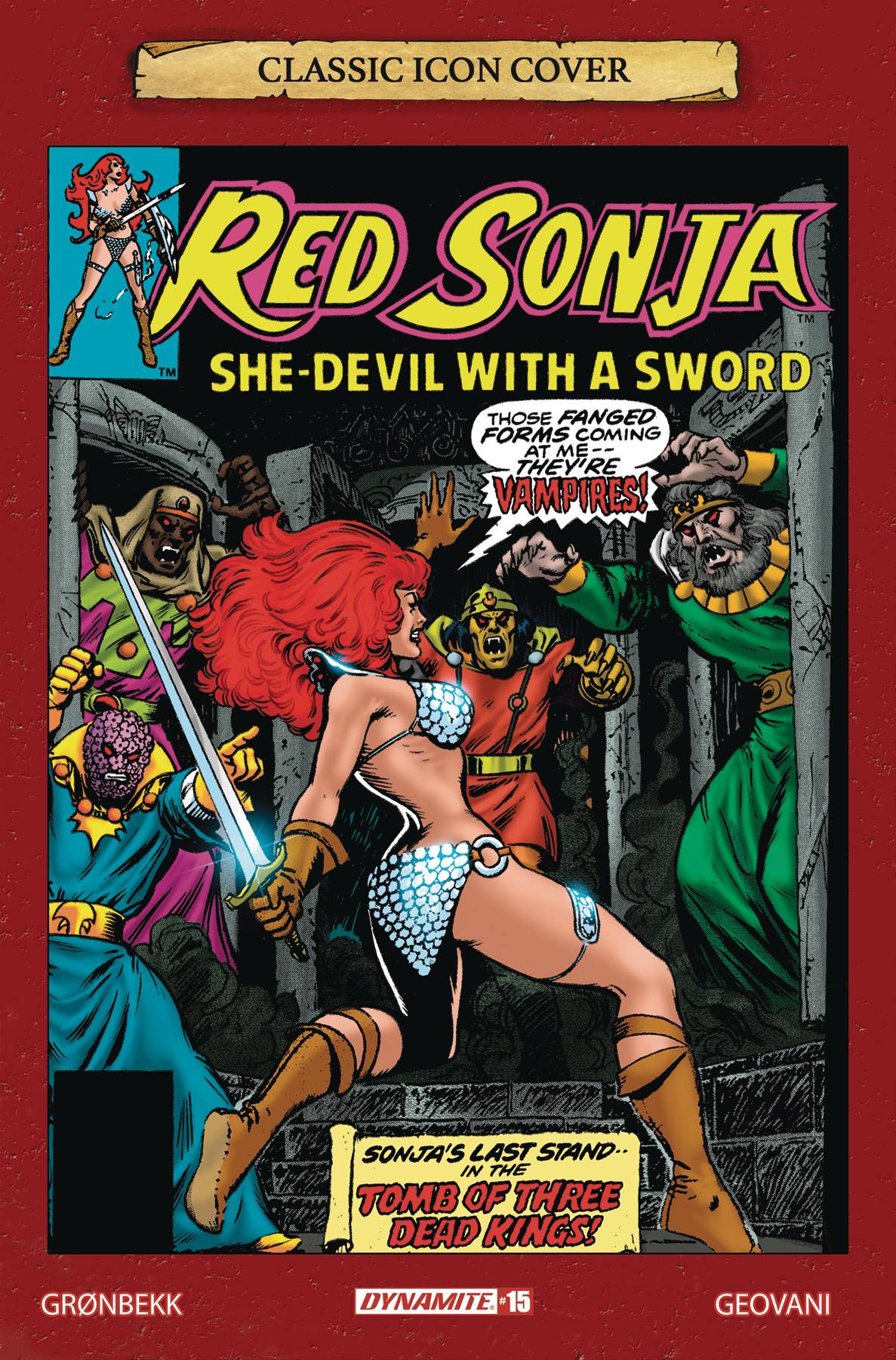 Dynamite Comic Books > Incentives RED SONJA 2023 #15 CVR G 1:10 INCV BRUNNER ICON 72513033135915071 AUG240260