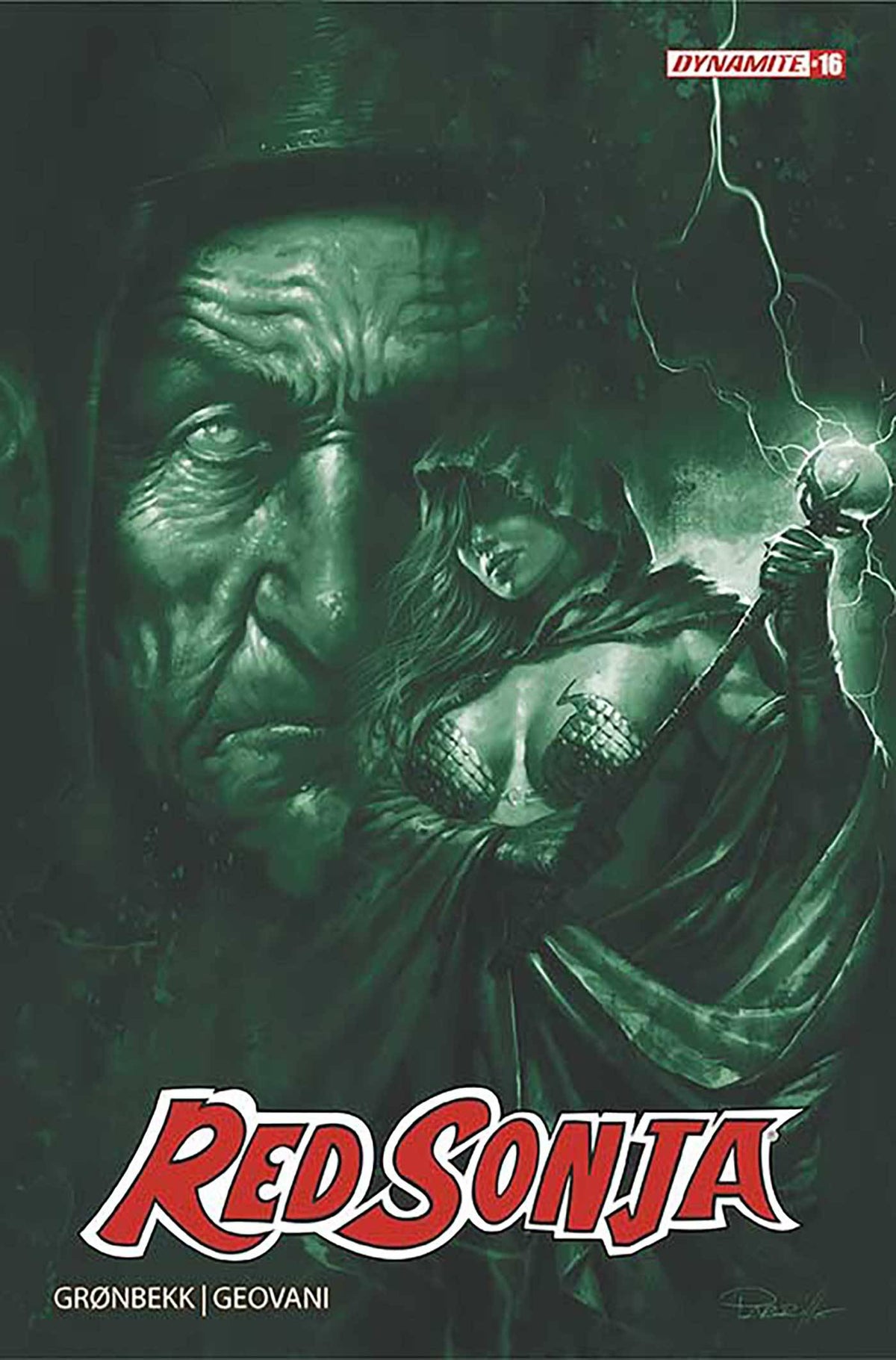 DYNAMITE Comic Books > Incentives RED SONJA 2023 #16 CVR O 10 COPY FOC INCV PARRILLO TINT 72513033135916151