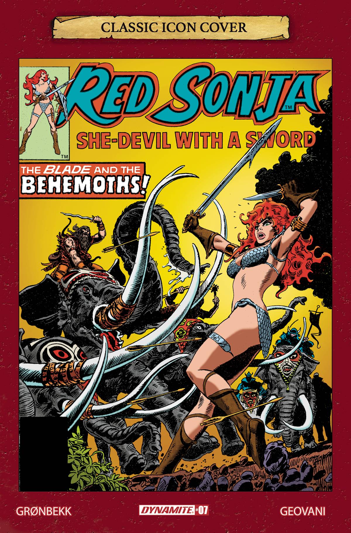 Dynamite Comic Books > Incentives RED SONJA 2023 #7 CVR G 1:10 INCV THORNE ICON 72513033135907071 NOV230248