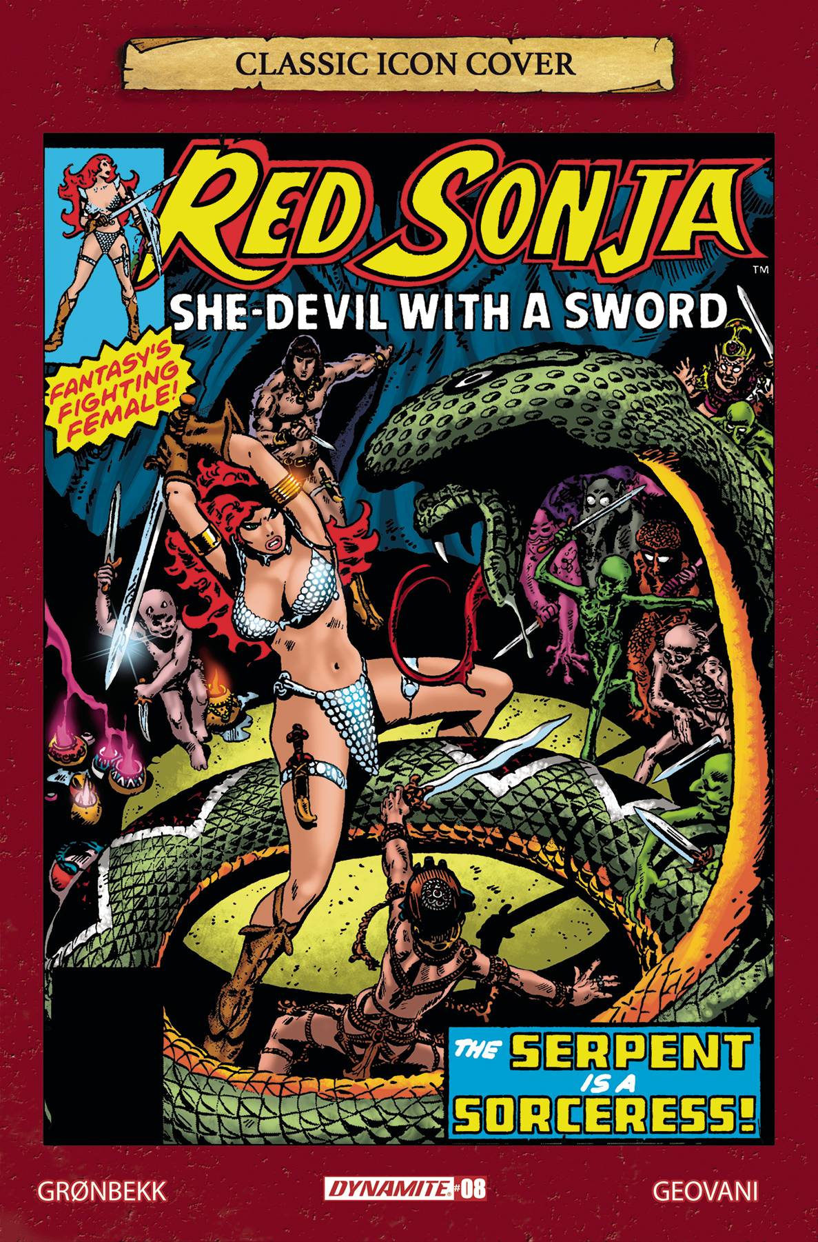 RED SONJA 2023 #8 CVR G 1:10 INCV THORNE ICON VAR