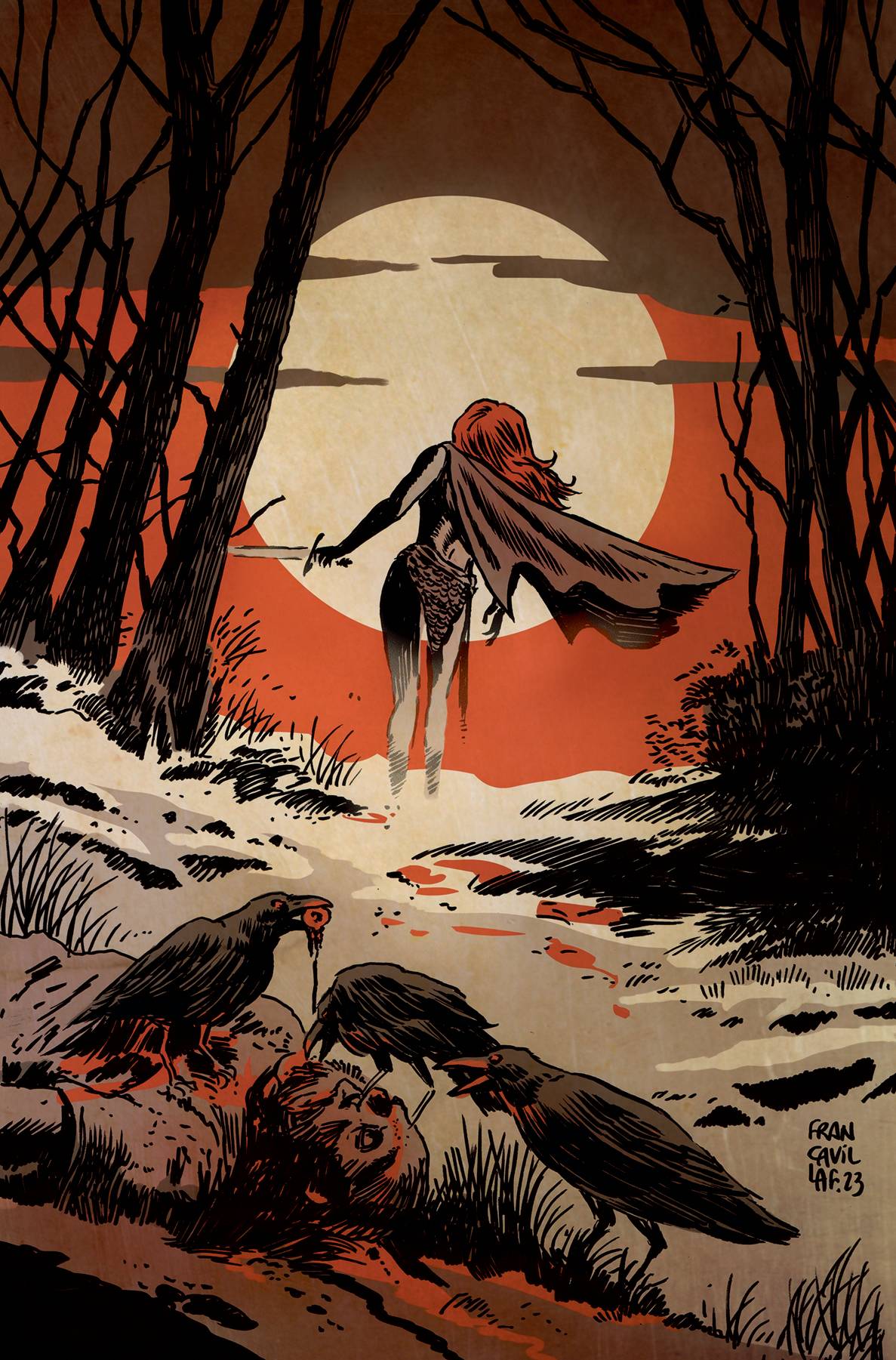 RED SONJA 2023 #8 CVR J 1:15 INCV FRANCAVILLA VIRGIN VAR