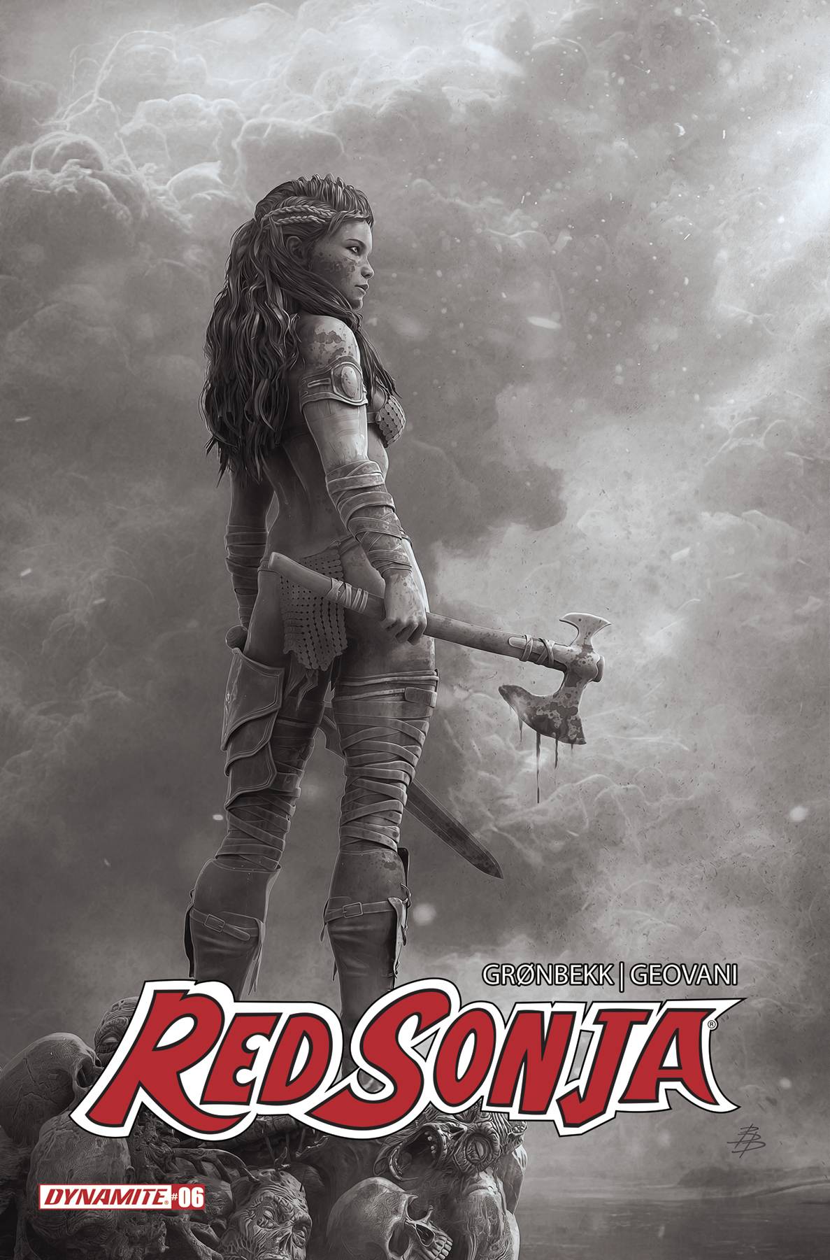 RED SONJA 2023 #8 CVR O 1:10 FOC INCV BARENDS B&W