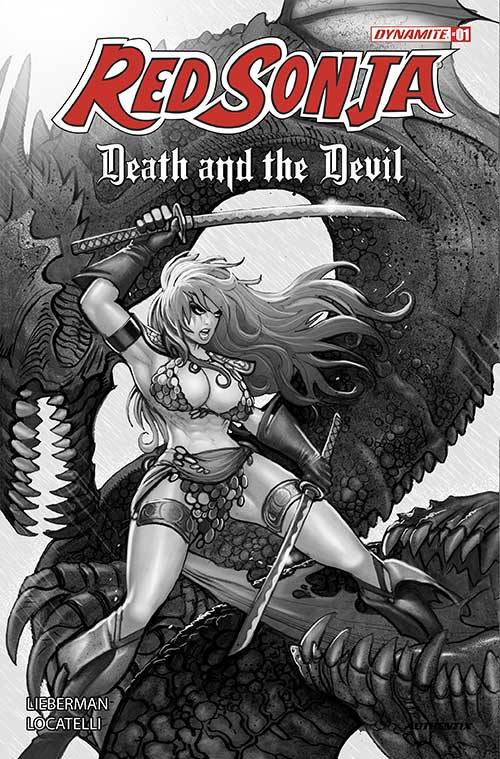 Dynamite Comic Books > Incentives RED SONJA DEATH AND THE DEVIL #1 CVR U FOC 1:7 INCV MORIT 72513034851701211 JUN248747