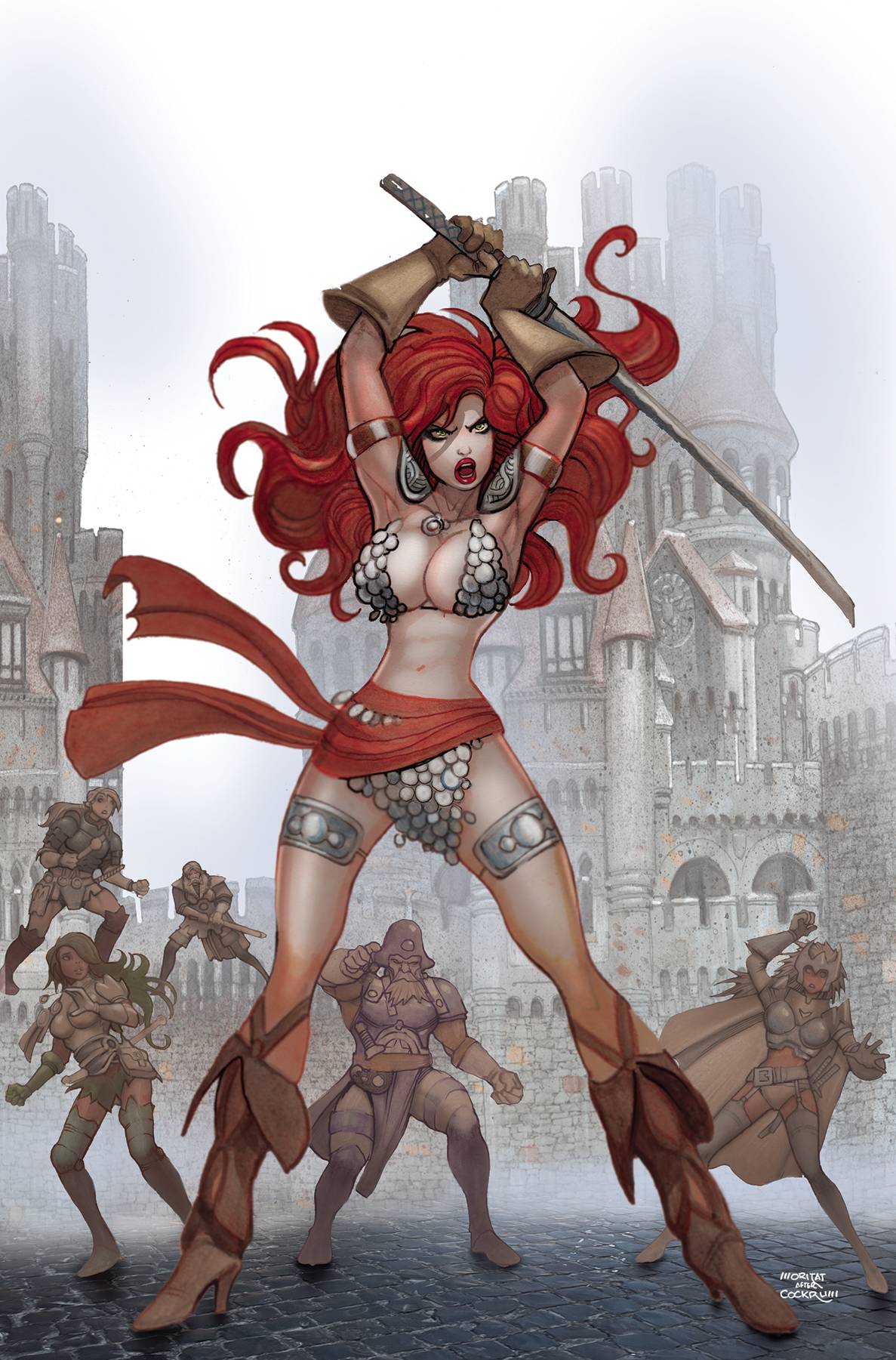 RED SONJA DEATH AND THE DEVIL #4 CVR J 1:25 INCV MORITAT