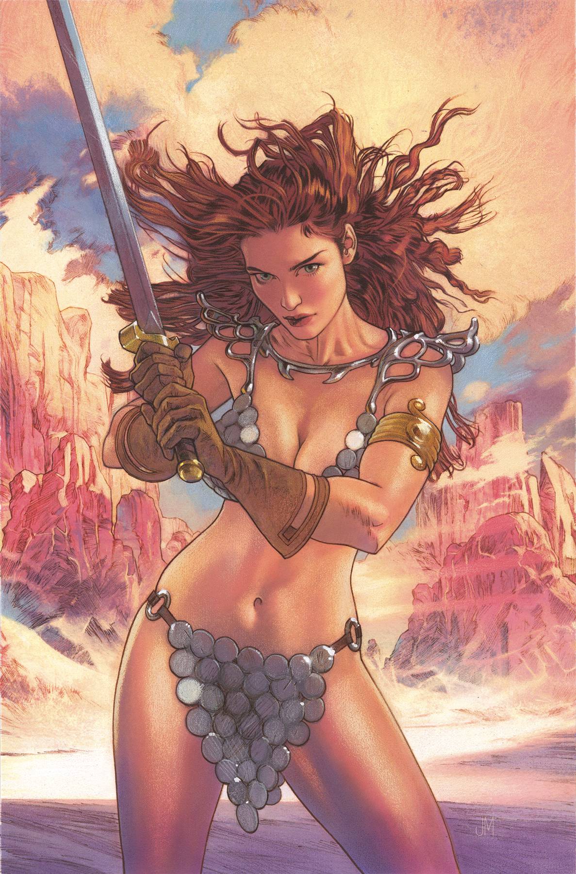 DYNAMITE Comic Books > Incentives RED SONJA EMPIRE DAMNED #3 CVR J 1:15 INCV MIDDLETON FOIL 72513034381903101 APR240231