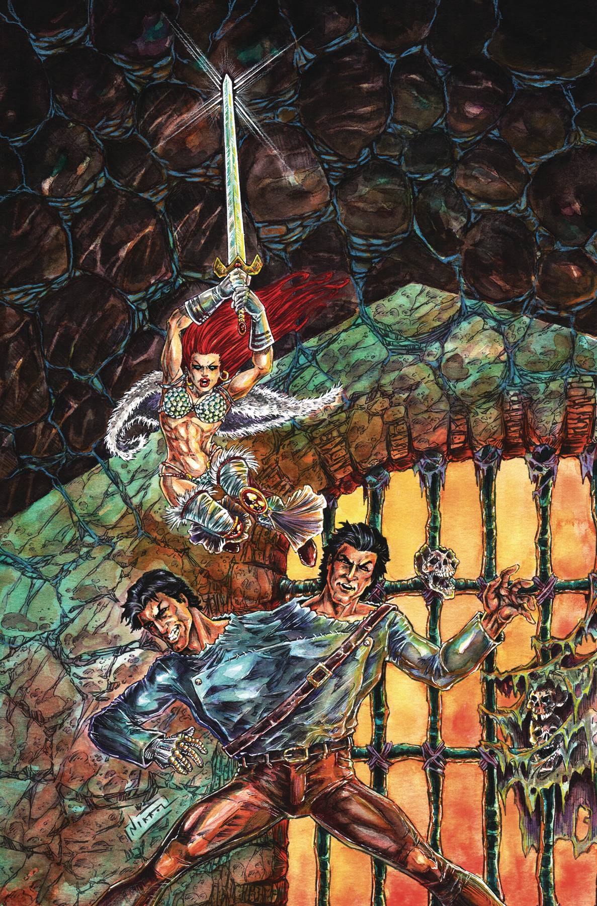 Dynamite Comic Books > Incentives RED SONJA VS AOD #3 CVR H 1:10 INCV JELENIC VIRGIN 72513035478503081 APR250143