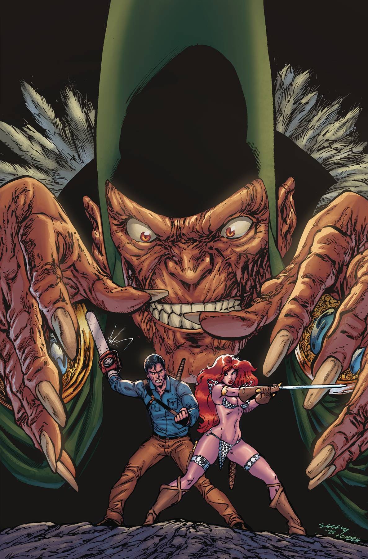 Dynamite Comic Books > Incentives RED SONJA VS AOD #3 CVR K 1:20 INCV SEELEY VIRGIN 72513035478503111 APR250146
