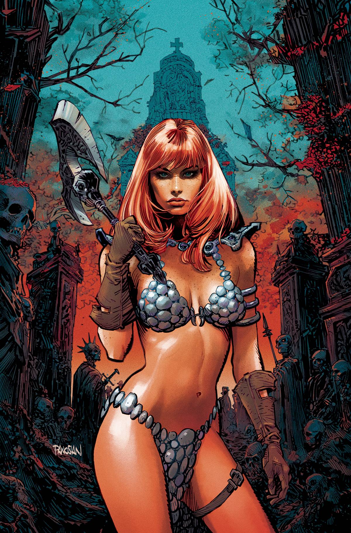 SAVAGE RED SONJA #2 CVR J 1:20 INCV PANOSIAN VIRGIN