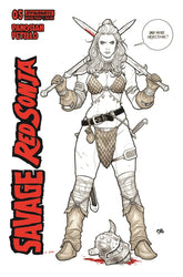 DYNAMITE Comic Books > Incentives SAVAGE RED SONJA #5 CVR G 1:15 INCV CHO LINE ART 72513033601905071 JAN240237