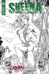 Dynamite Comic Books > Incentives SHEENA QUEEN OF JUNGLE #2 CVR F 1:10 INCV VAR ROYLE LINE ART 72513033376602061 AUG230258