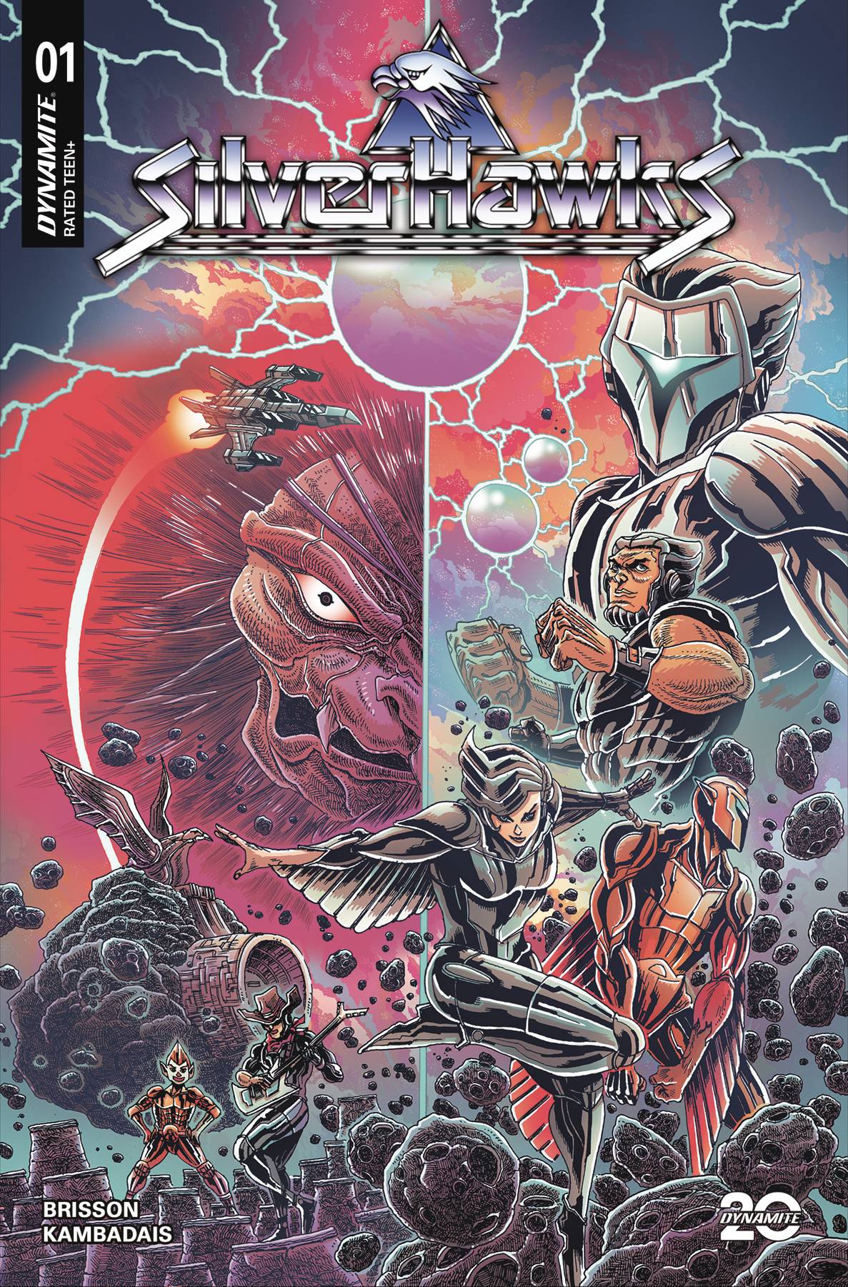 Dynamite Comic Books > Incentives SILVERHAWKS #1 CVR S 1:10 INCV STOKOE FOIL 72513035158601191 NOV240136