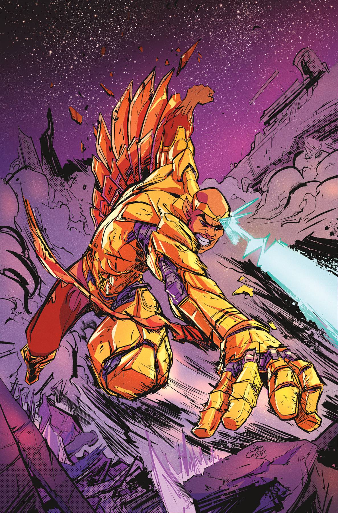 Dynamite Comic Books > Incentives SILVERHAWKS #3 CVR P 1:15 INCV COUSENS BATTLE DAMAGE VIRG 72513035158603161 JAN250304