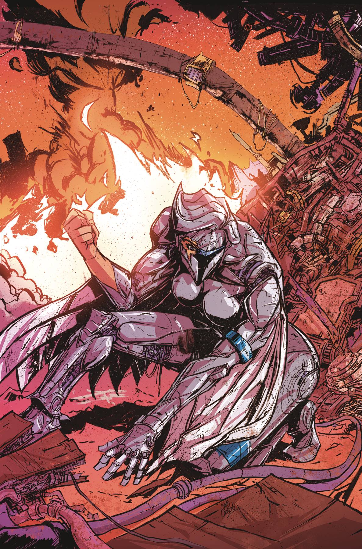 Dynamite Comic Books > Incentives SILVERHAWKS #5 CVR L 1:15 INCV BATTLE DAMAGE COUSENS VIRG 72513035158605121 MAR250126