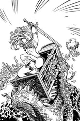 Dynamite Comic Books > Incentives SONJA REBORN #2 CVR J INC 1:15 CHAD HARDIN LINE ART VIRGIN VAR 72513035800402101 0725DE1275