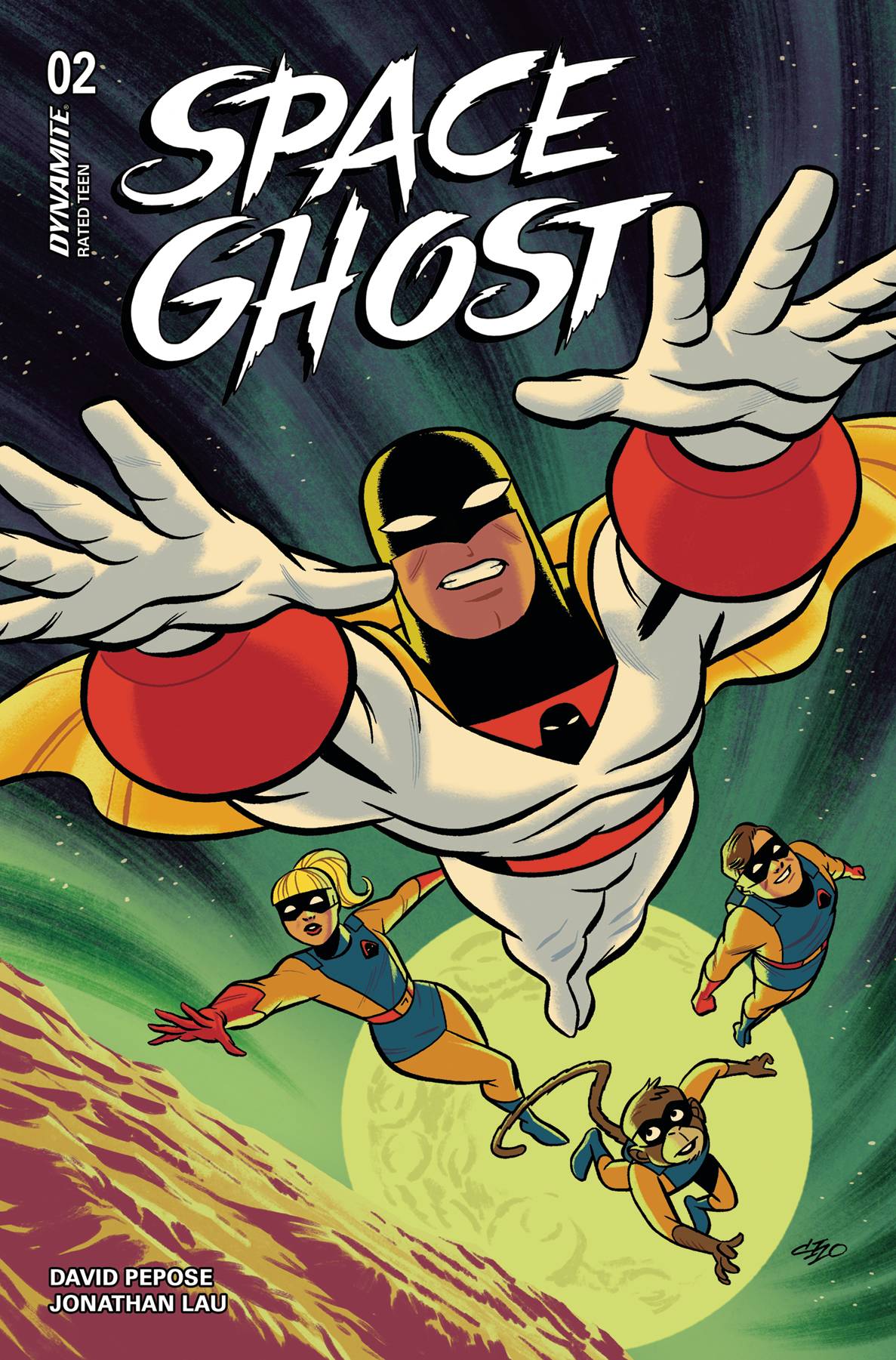 DYNAMITE Comic Books > Incentives SPACE GHOST #2 CVR K 1:10 INCV CHO FOIL 72513034479302111 APR240186