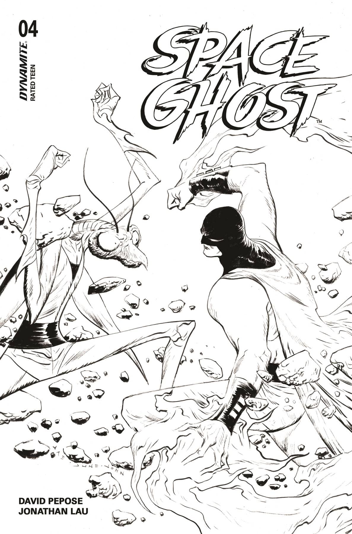 SPACE GHOST #4 CVR H 1:15 INCV LEE LINE ART