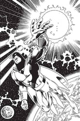 DYNAMITE Comic Books > Incentives SPACE GHOST #4 CVR Q 1:7 FOC INCV LAYTON B&W VIRGIN 72513034479304171