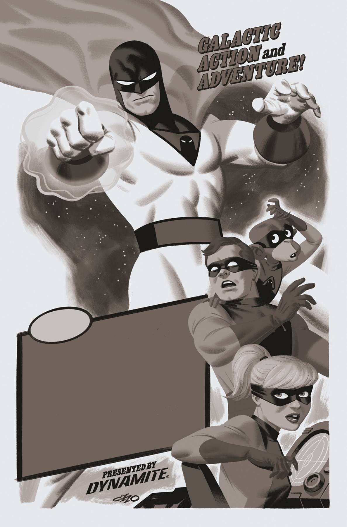 SPACE GHOST #5 CVR K 1:30 INCV CHO B&W VIRGIN