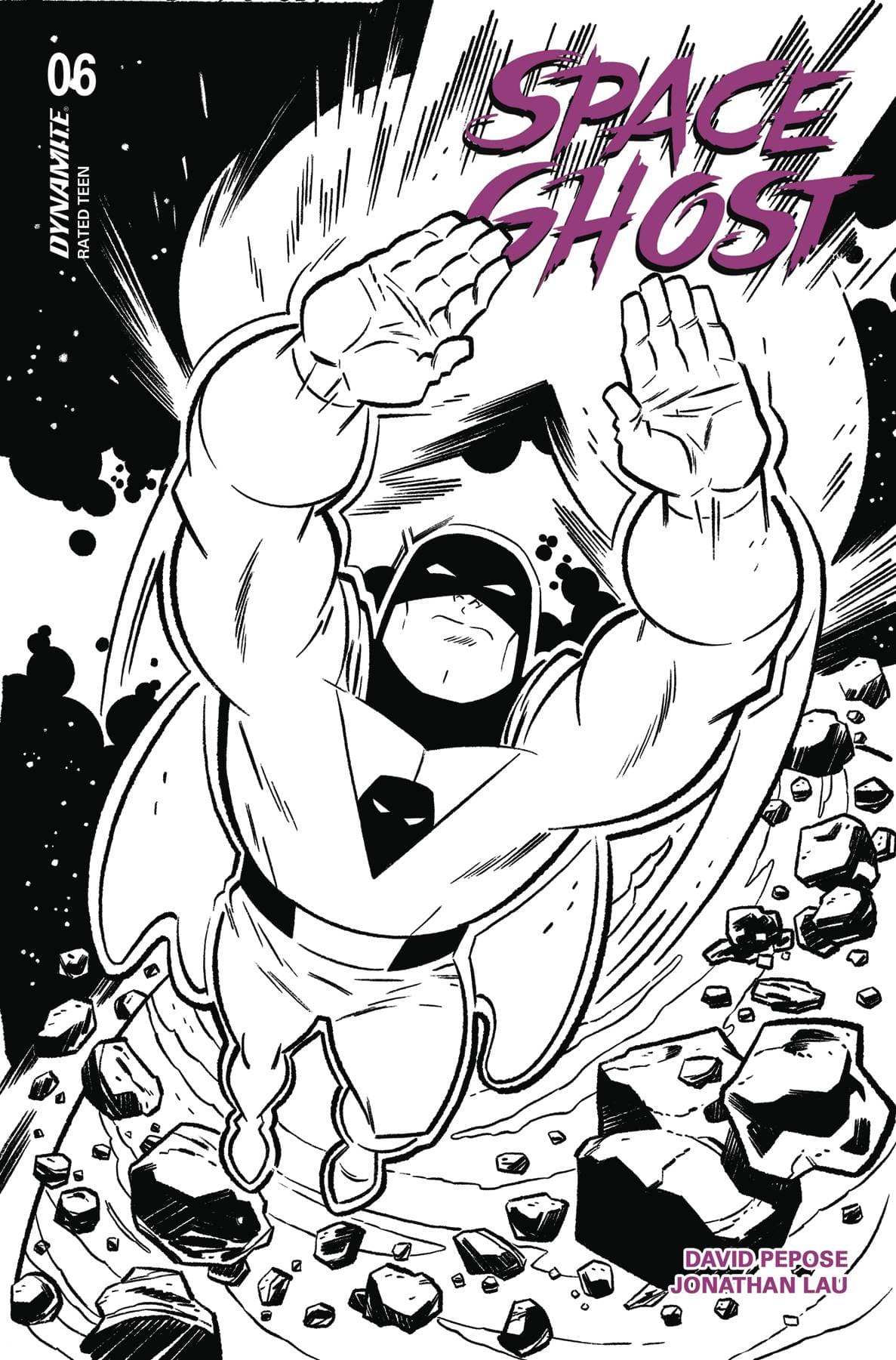 SPACE GHOST #6 CVR I 1:20 INCV MARQUES & BONE LINE ART