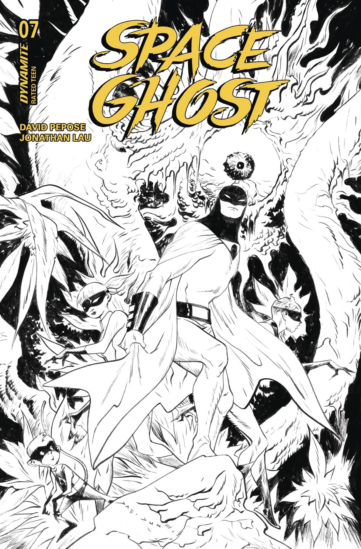 DYNAMITE Comic Books > Incentives SPACE GHOST #7 CVR H 1:15 INCV LEE LINE ART 72513034479307081 SEP240288