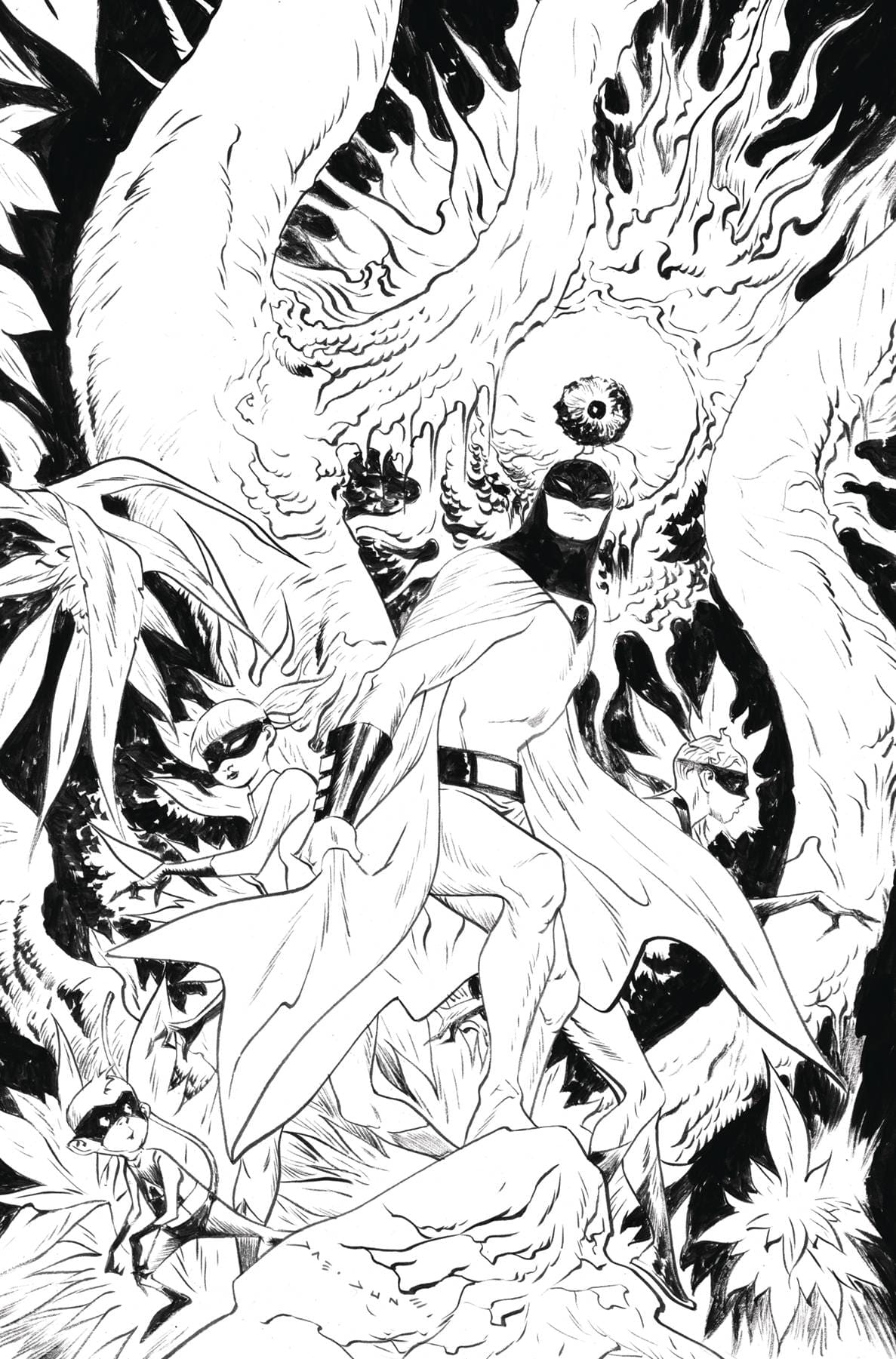 SPACE GHOST #7 CVR J 1:25 INCV LEE LINE ART VIRGIN