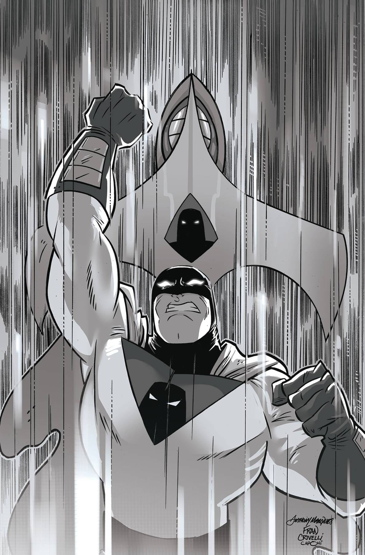 SPACE GHOST #7 CVR K 1:30 INCV MARQUES LINE ART B&W VIRGI