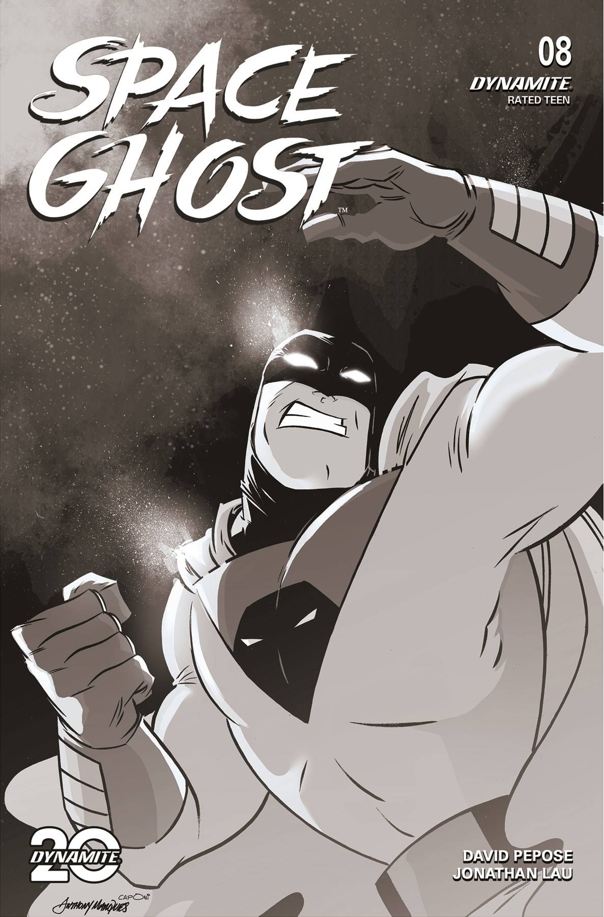 SPACE GHOST #8 CVR I 1:20 INCV MARQUES LINE ART 0