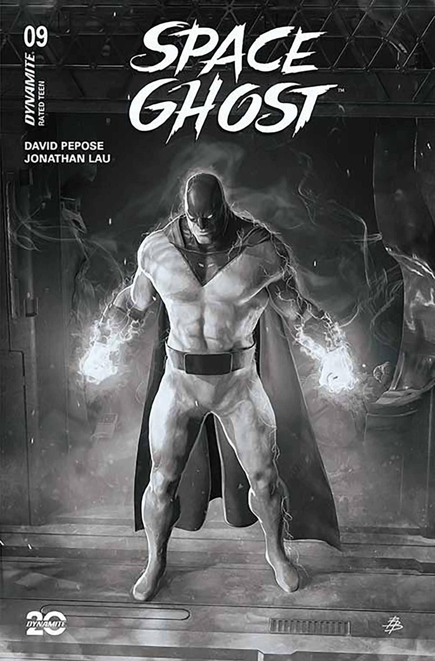 SPACE GHOST #9 CVR N 1:5 FOC INCV BARENDS B&W