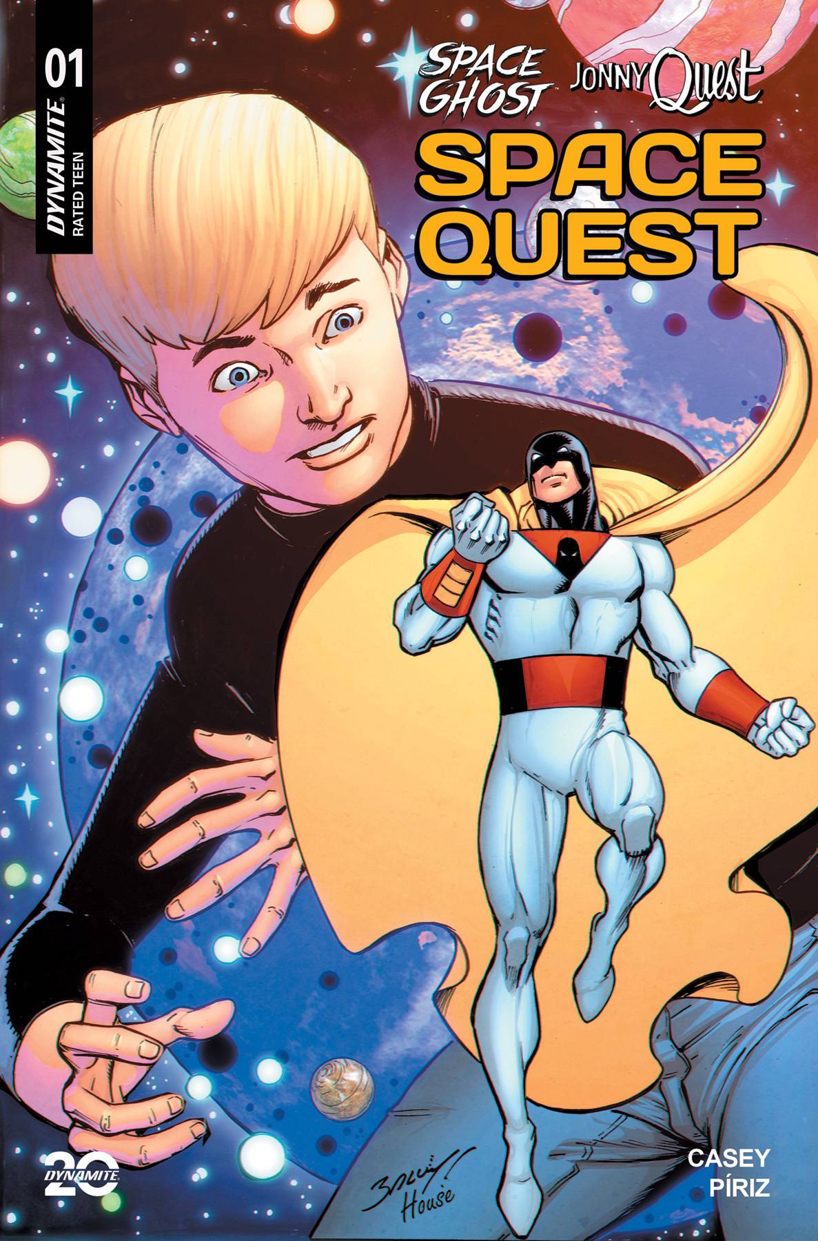 Dynamite Comic Books > Incentives SPACE GHOST JONNY QUEST SPACE QUEST #1 CVR K 1:10 INCV BA 72513035356601111 JAN250159