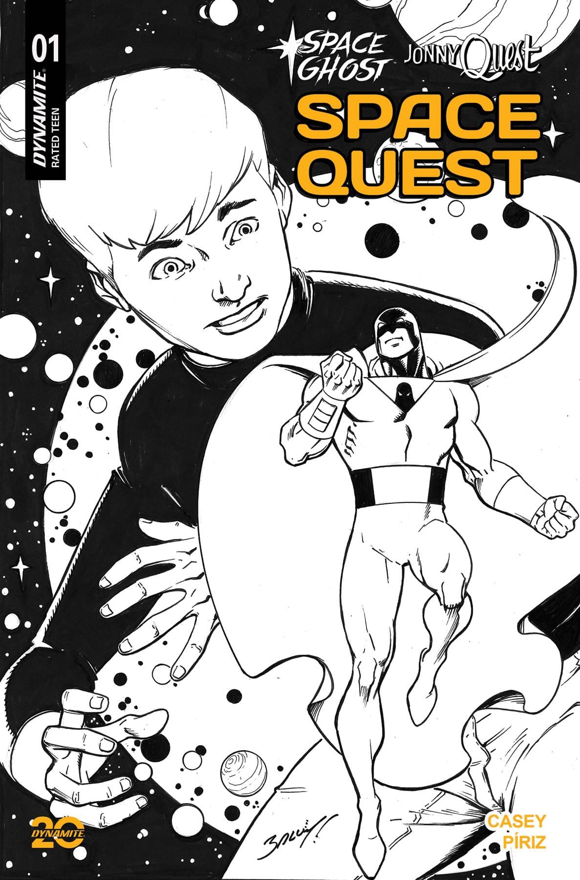 Dynamite Comic Books > Incentives SPACE GHOST JONNY QUEST SPACE QUEST #1 CVR M 1:10 INCV BA 72513035356601131 JAN250161