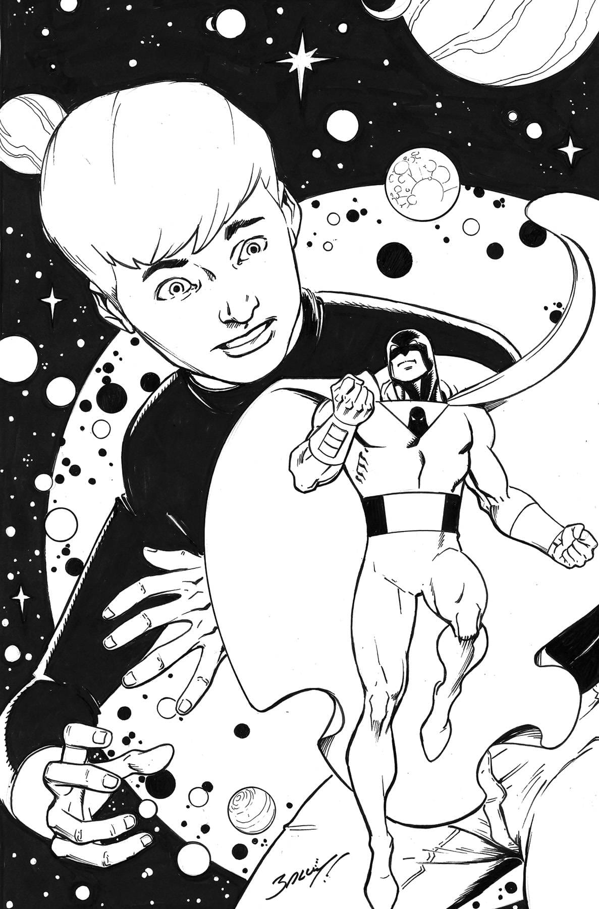 Dynamite Comic Books > Incentives SPACE GHOST JONNY QUEST SPACE QUEST #1 CVR Q 1:20 INCV BA 72513035356601171 JAN250165