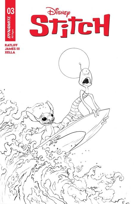 Dynamite Comic Books > Incentives STITCH #3 CVR E INC 1:10 JAE LEE LINE ART VAR 72513035647503051 0825DE0701